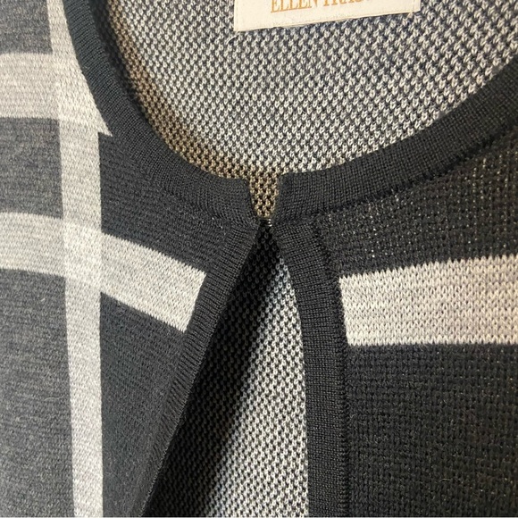🐑 Ellen Tracey Merino wool blend one hook closure cardigan small - Picture 6 of 7